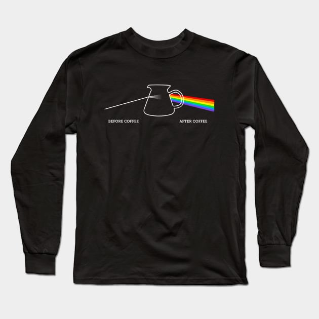 Drink Floyd - Dark Side of the Brew Long Sleeve T-Shirt by Coffee Hotline